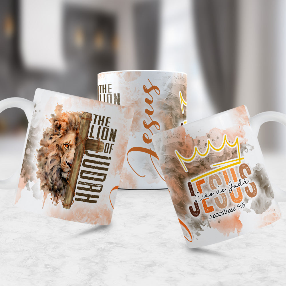 Caneca Personalizada Leão de Judá