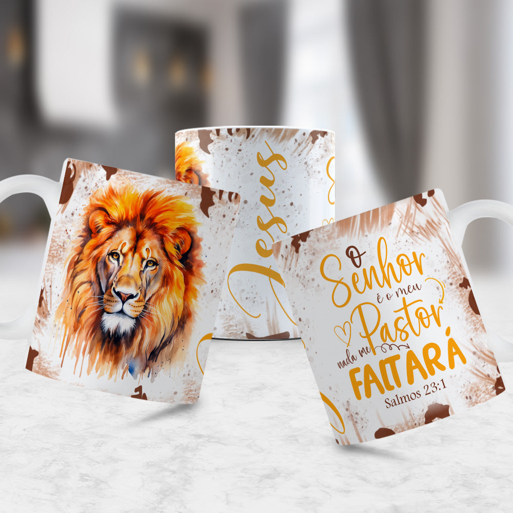 Caneca Personalizada O Senhor é meu Pastor
