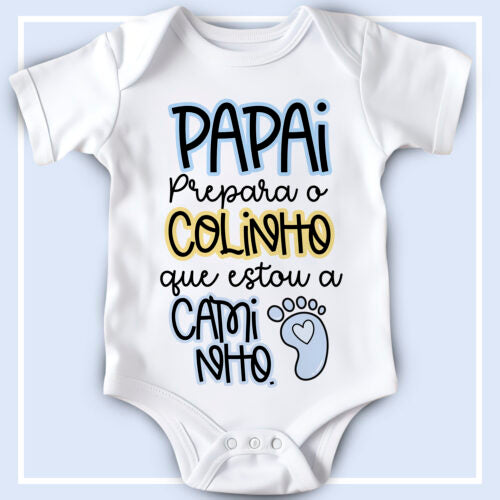 Body Personalizado Preparando o Colinho
