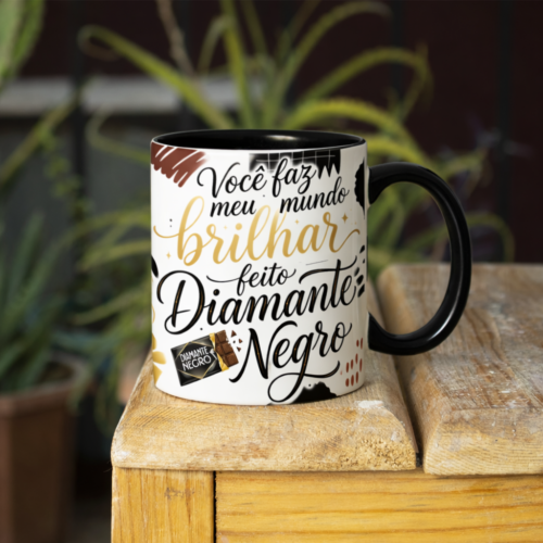 Caneca Páscoa Diamante Negro "Você Faz meu..."