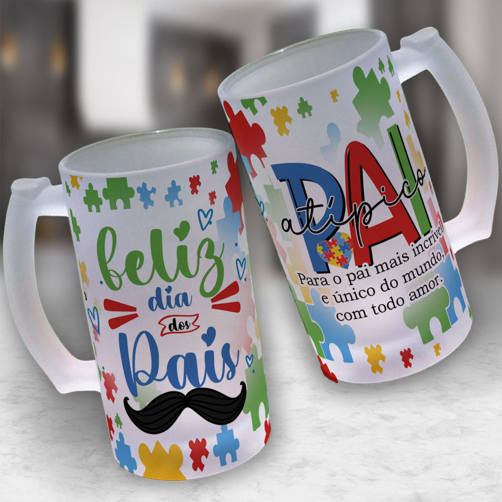 Caneca Chopp Dia dos Pais (Pai Atípico)