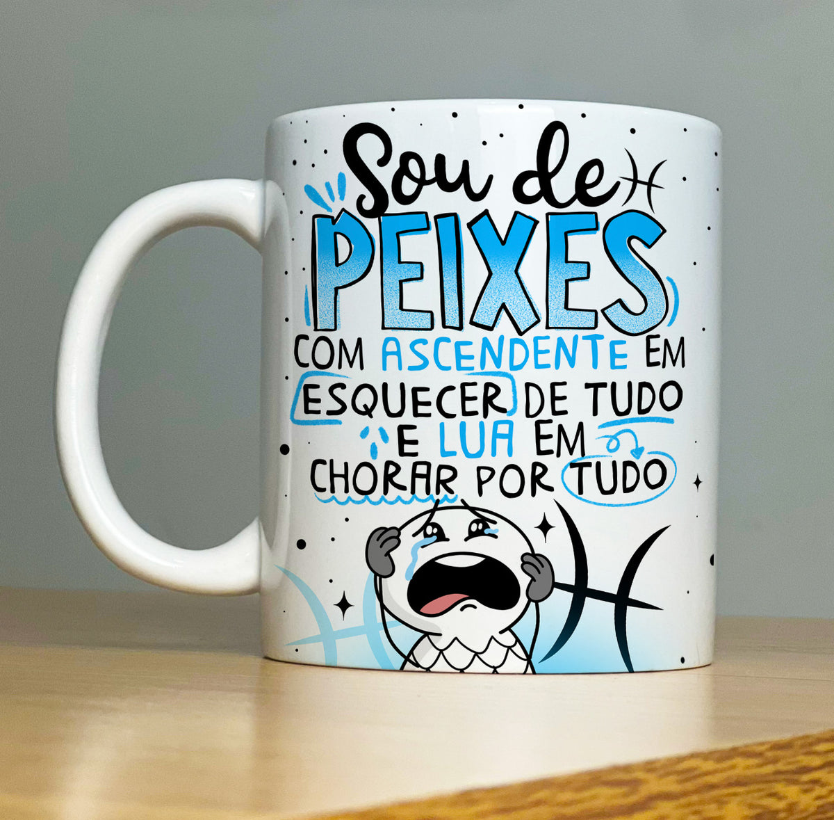 Caneca Signo de Peixes (Horóscopo)