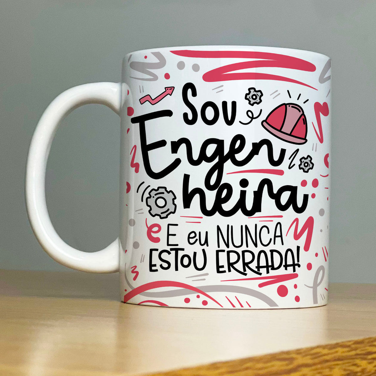 Caneca Personalizada Profissão Engenheira