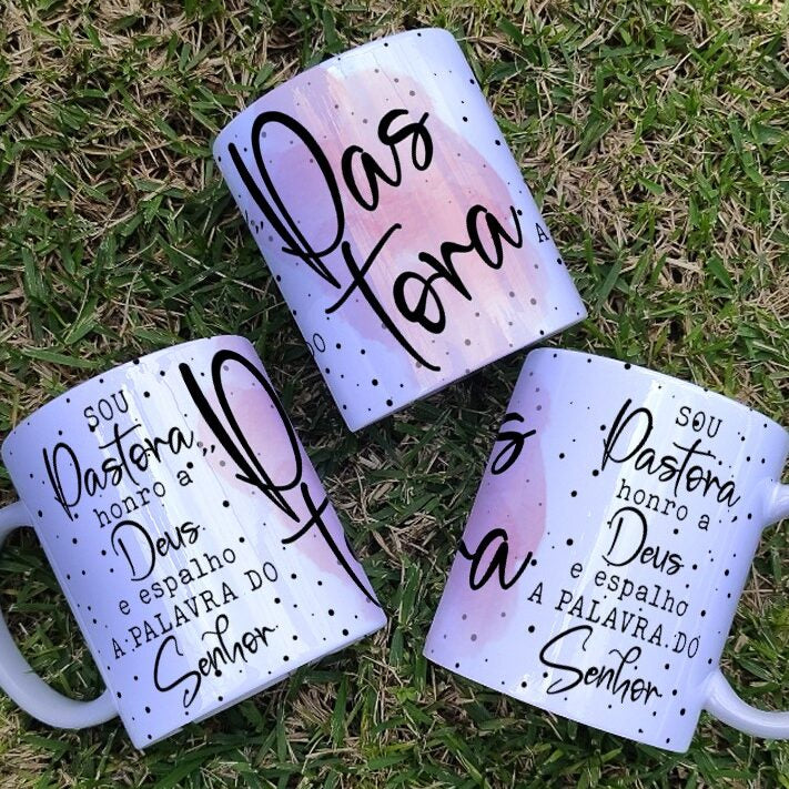 Caneca Branca Evangélica (Pastora)