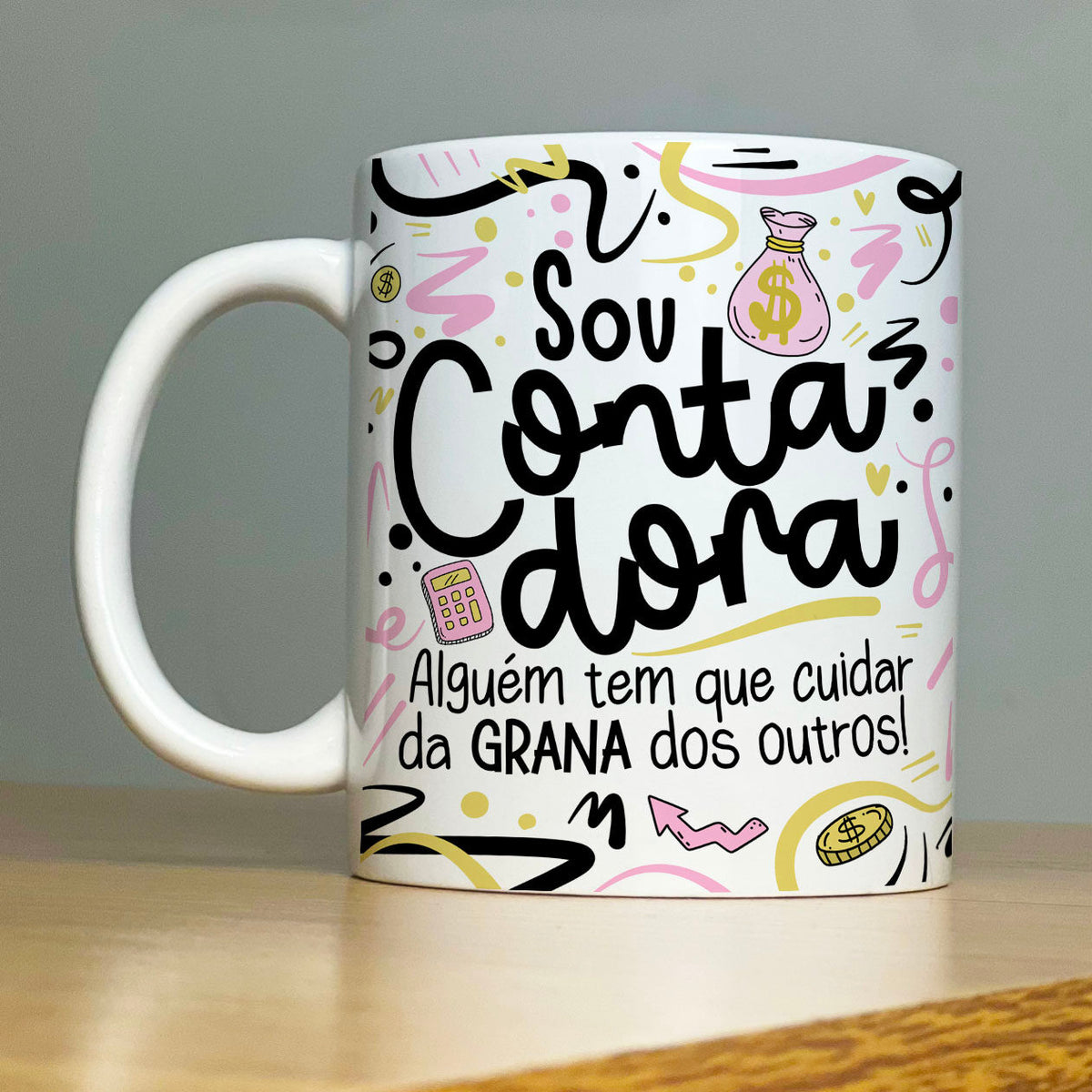 Caneca Personalizada Profissão Contadora