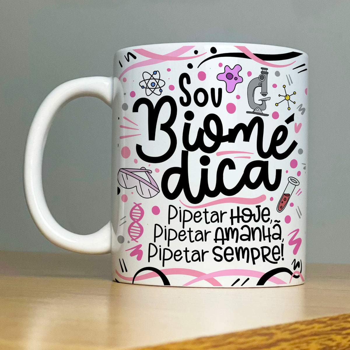 Caneca Personalizada Profissão Biomédica