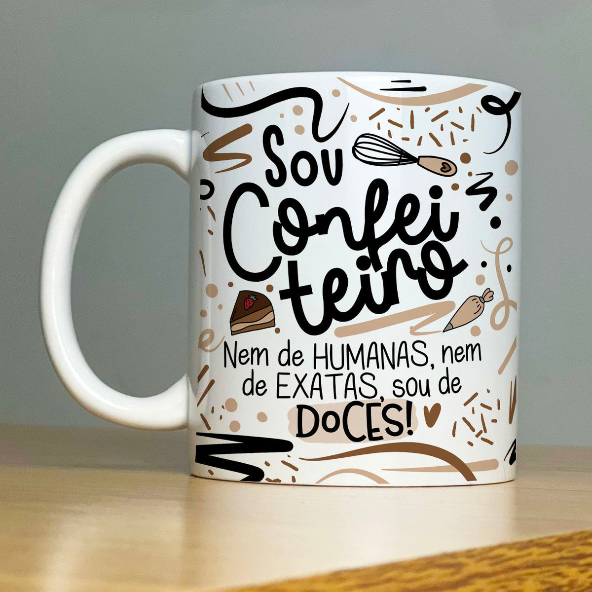 Caneca Personalizada Profissão Confeiteiro