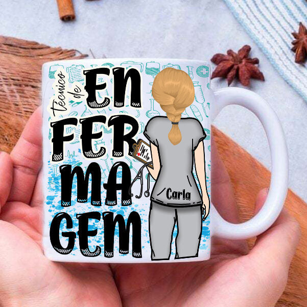 Caneca Profissão Enfermagem (unidade)