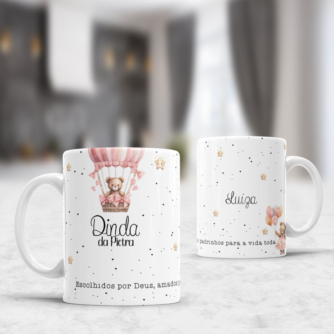 Caneca Convite Madrinha (Dinda)
