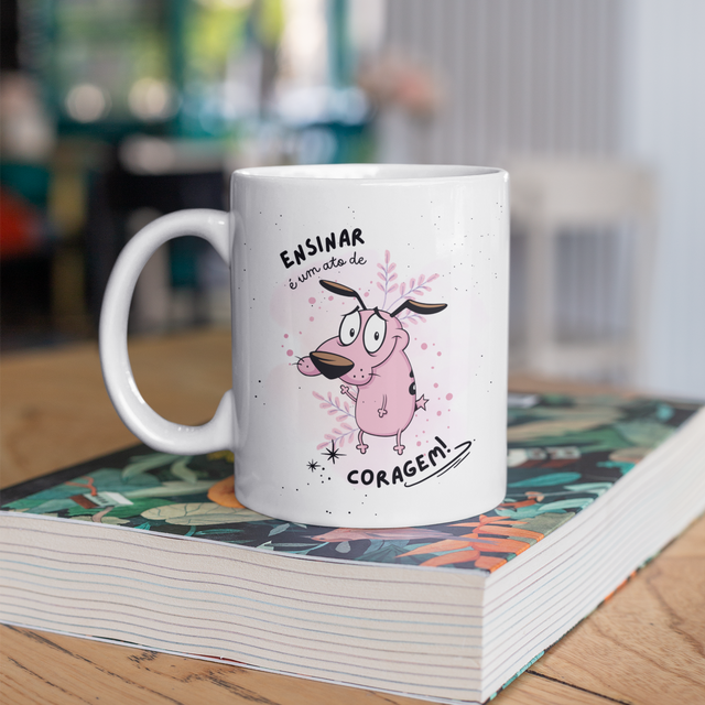 Caneca Dia dos Professores Ato de Coragem