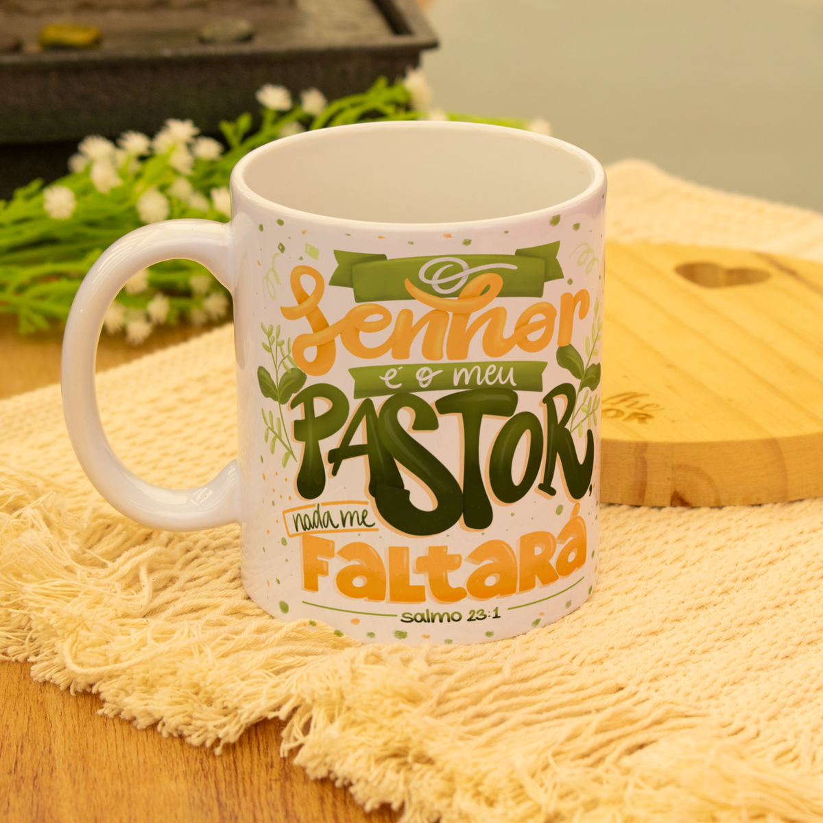 Caneca Personalizada O Senhor é Meu Pastor