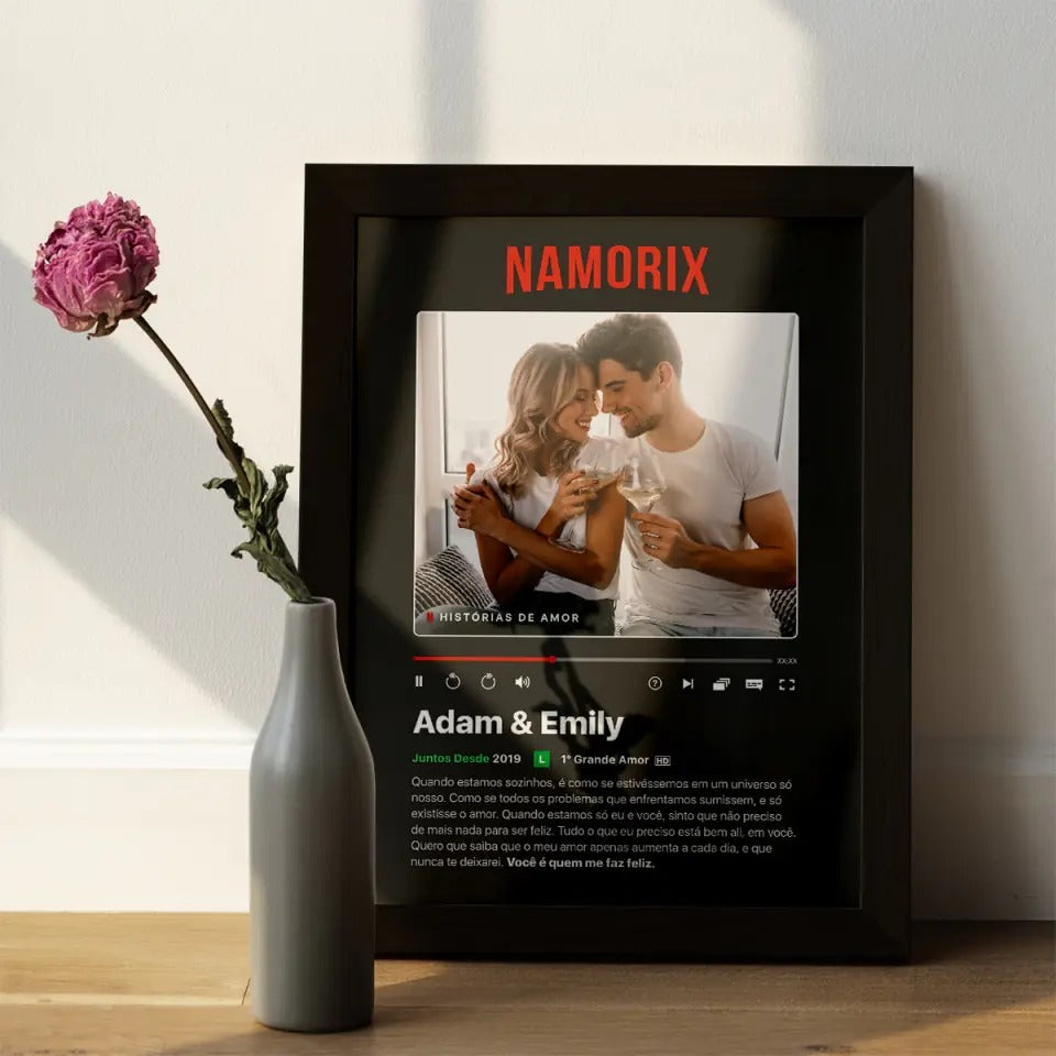 Quadro Personalizado Moldura Namorix