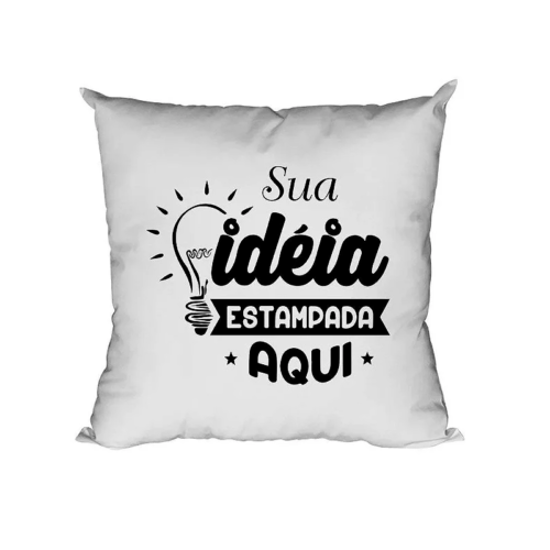 Almofada Personalizada Com a Sua Ideia (Foto, Nome e Personagem)