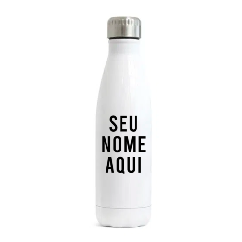 Garrafa Personalizada Térmica em Aço Inox Personalizada 500ml