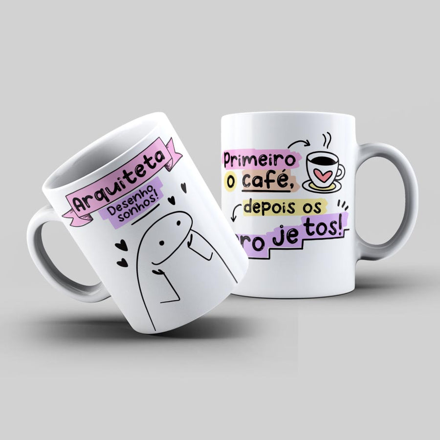 Caneca Flork Profissão Arquiteta Personalizada