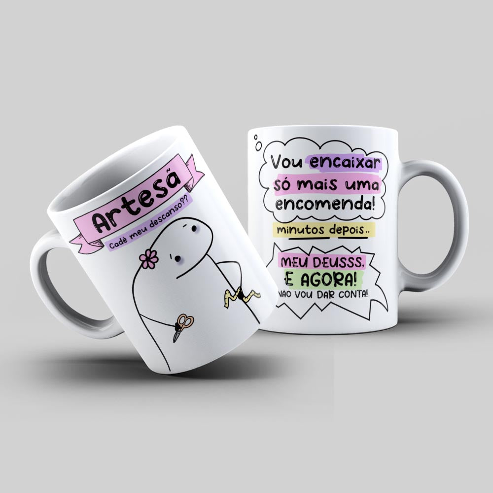 Caneca Flork Profissão Artesã Personalizada