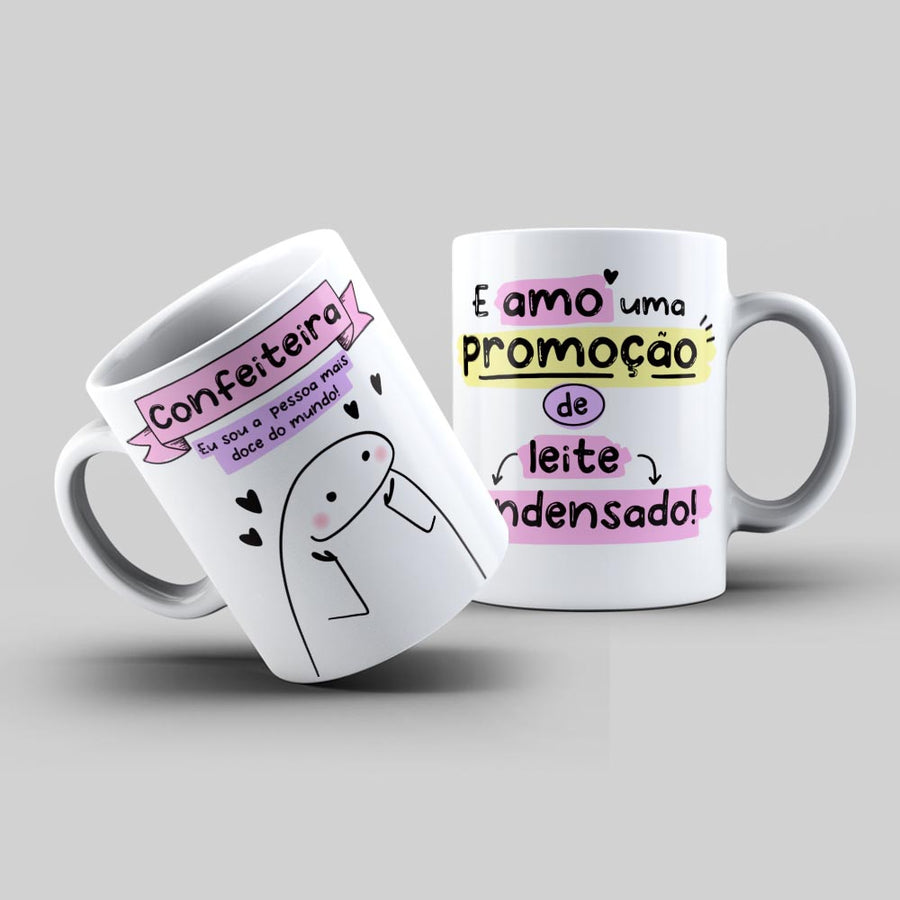 Caneca Flork Profissão Confeiteira Personalizada