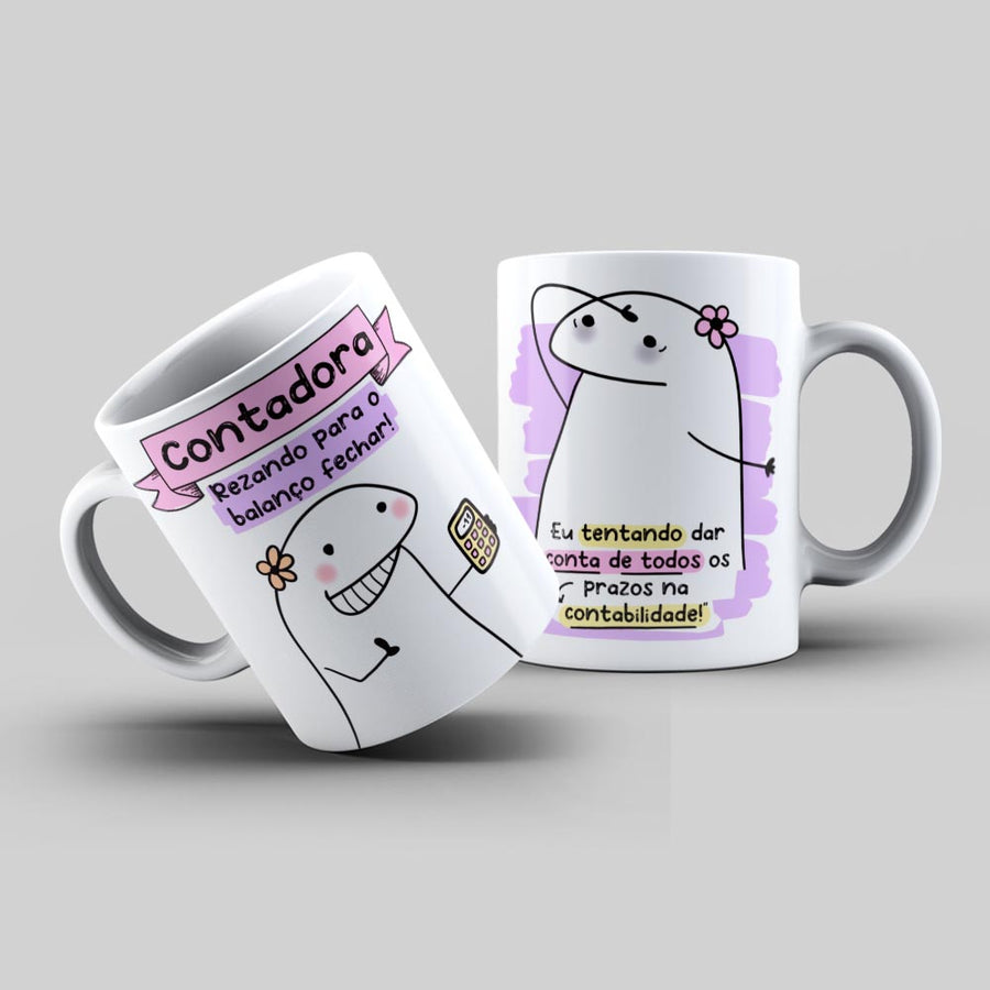 Caneca Flork Profissão Contadora Personalizada