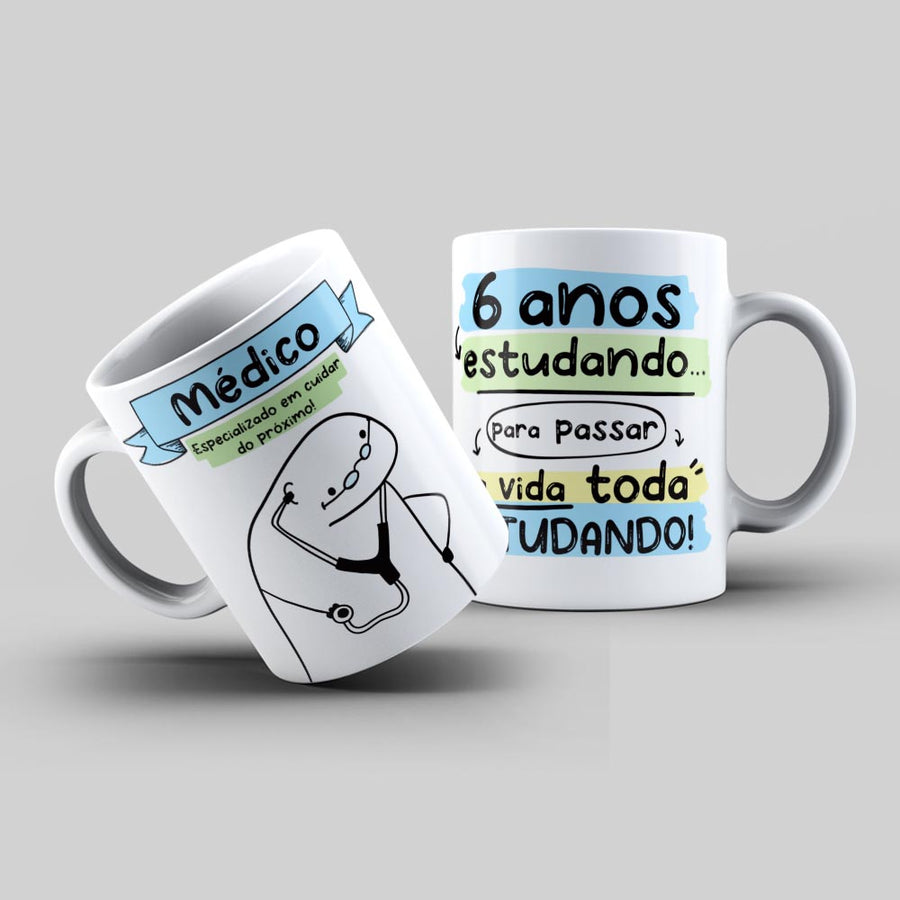Caneca Flork Profissão Médico Personalizada