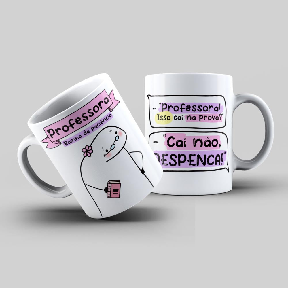 Caneca Flork Profissão Professora Personalizada