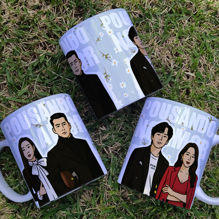 Caneca Dorama Porcelana Pousando no Amor