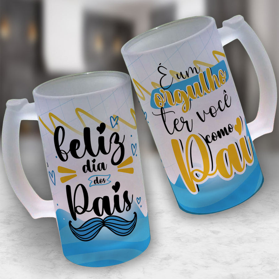 Caneca Chopp Dia dos Pais (Pai, Orgulho)