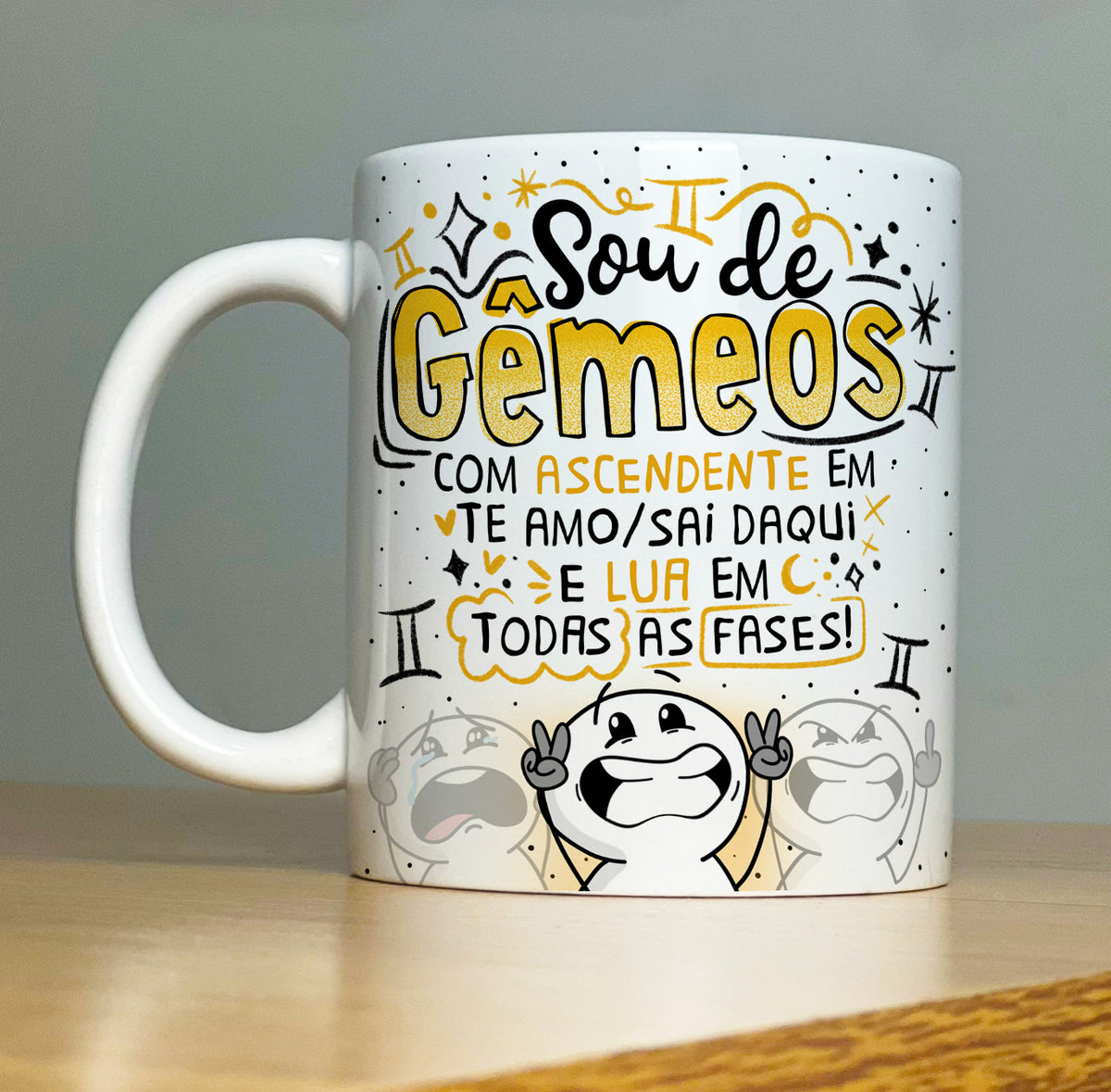 Caneca Signo de Gêmeos (Horóscopo)