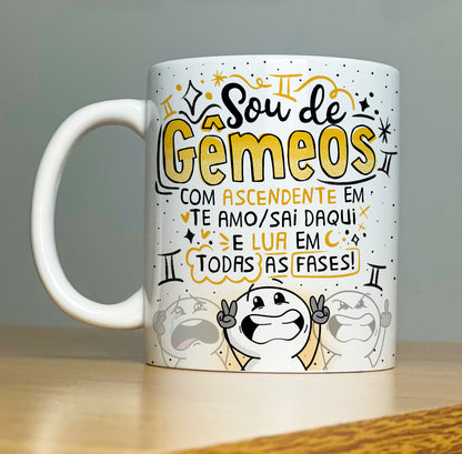 Caneca Signo de Gêmeos (Horóscopo)