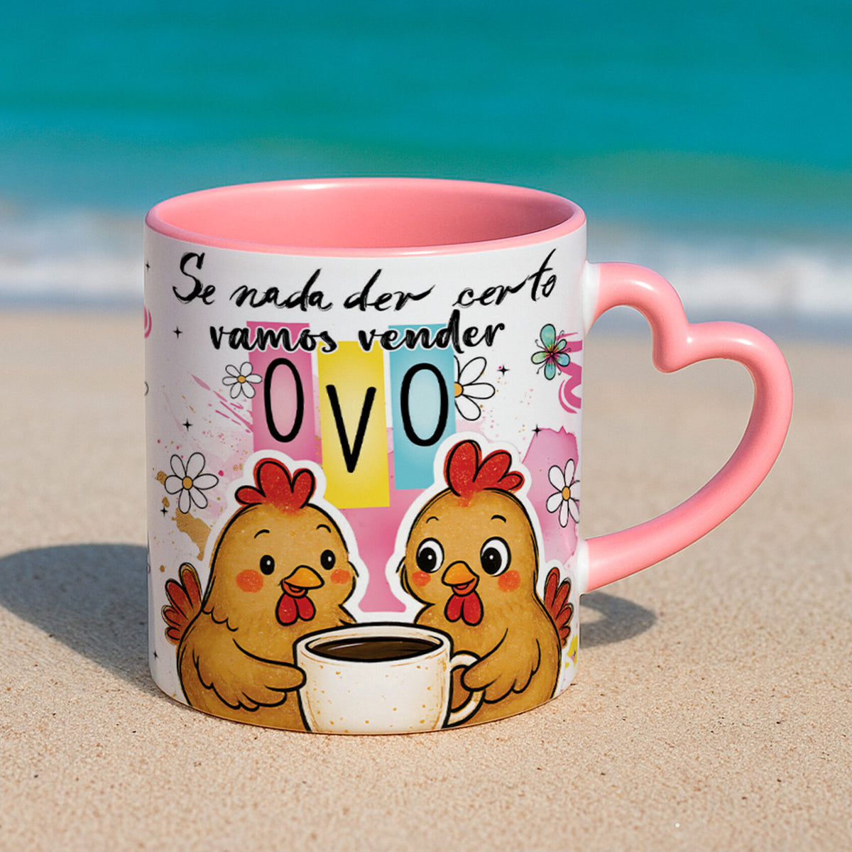 Caneca Frase Engraçada Se não der Certo