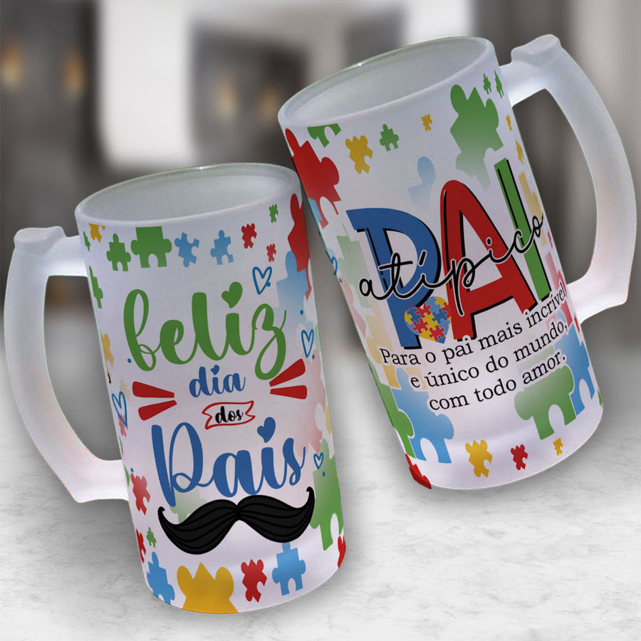Caneca Chopp Dia dos Pais (Pai Atípico)