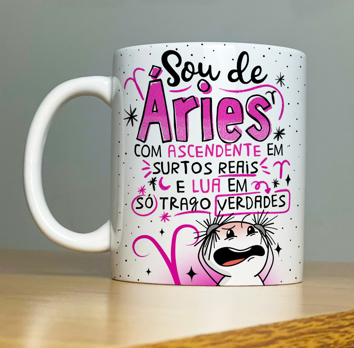 Caneca Signo de Áries (Horóscopo)