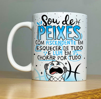 Caneca Signo de Peixes (Horóscopo)