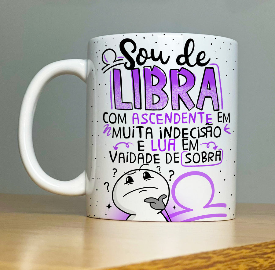 Caneca Signo de Libra (Horóscopo)
