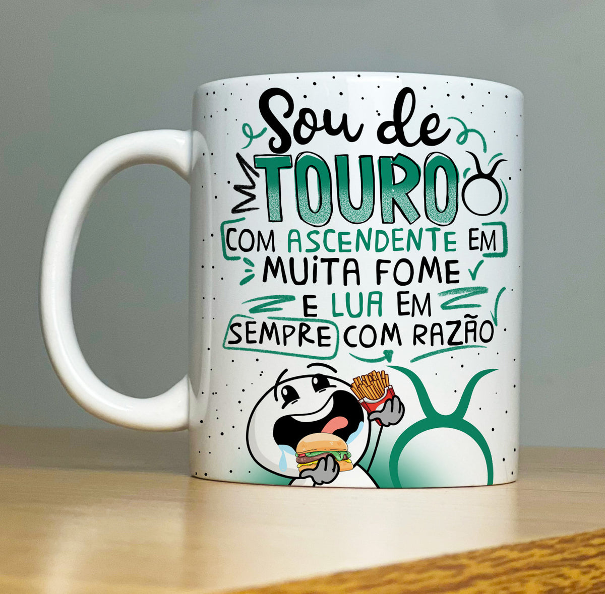 Caneca Signo de Touro (Horóscopo)