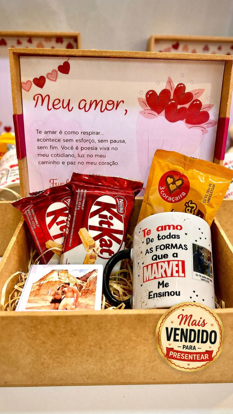 Caixa Presente Momentos Personalizada 💝