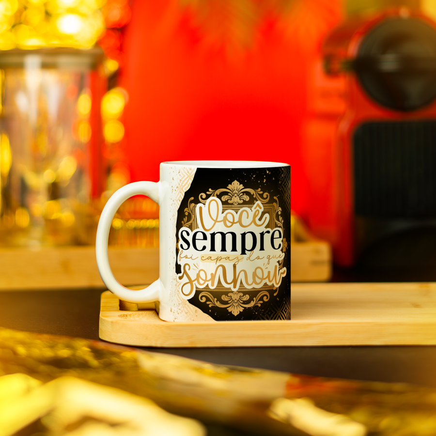 Caneca Personalizada Formatura Sempre Sonhou