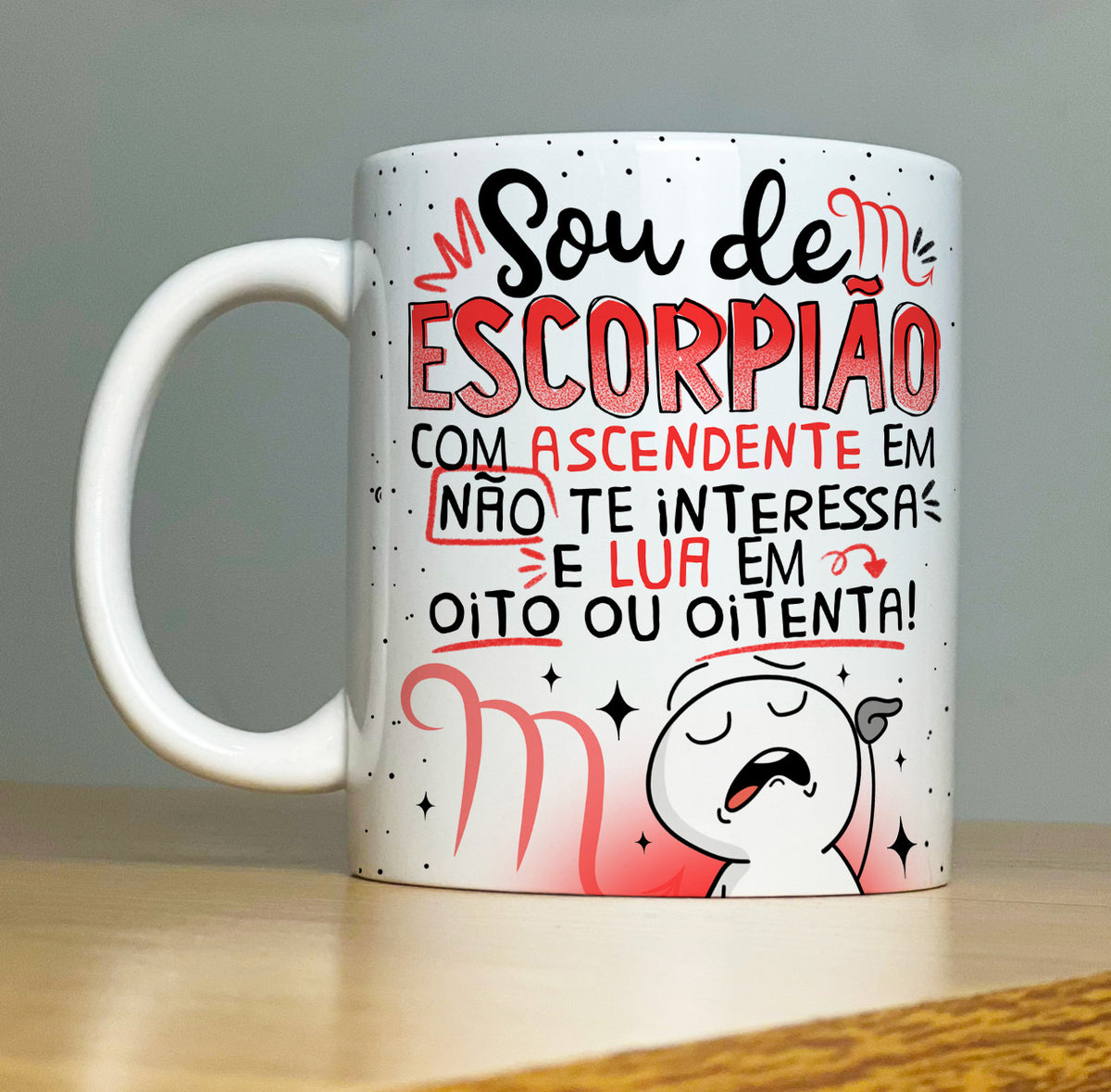 Caneca Signo de Escorpião (Horóscopo)