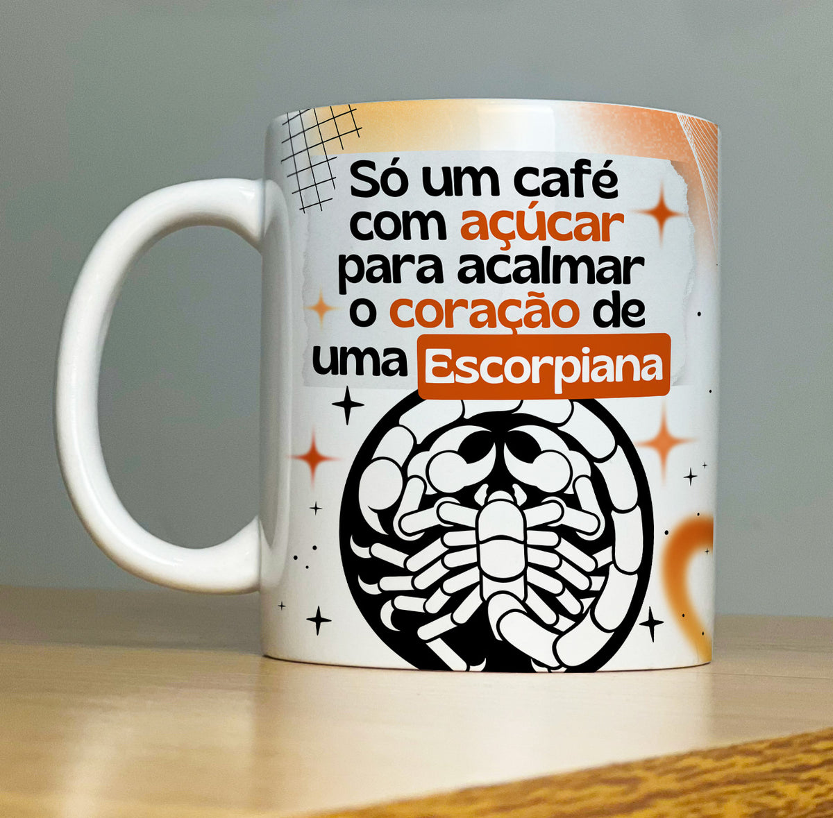 Caneca Signo de Escorpião (Horóscopo)