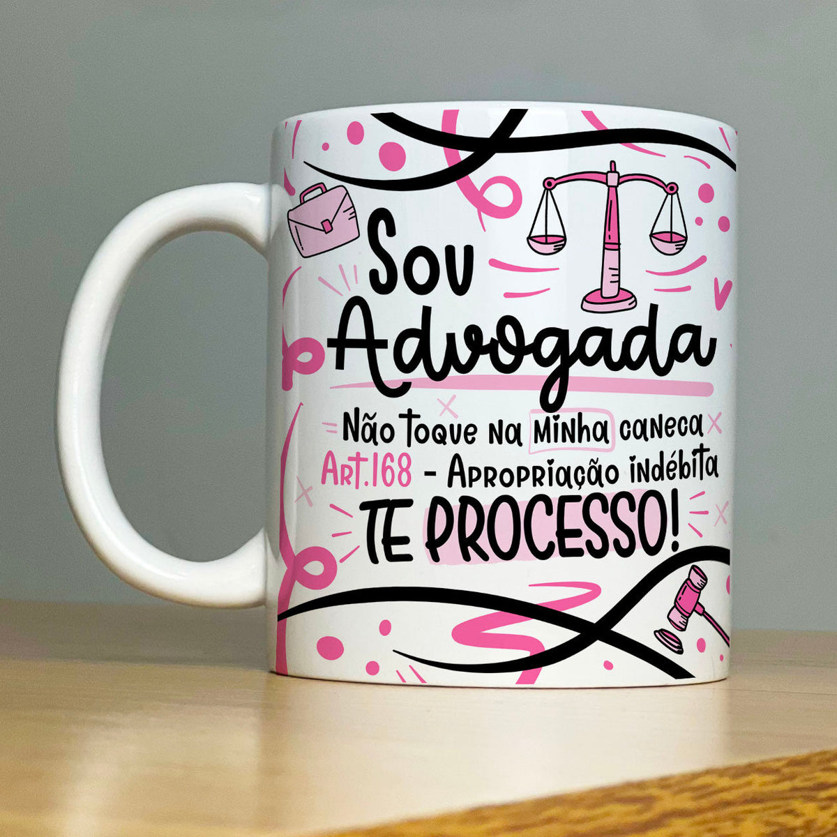 Caneca Personalizada Profissão Advogada