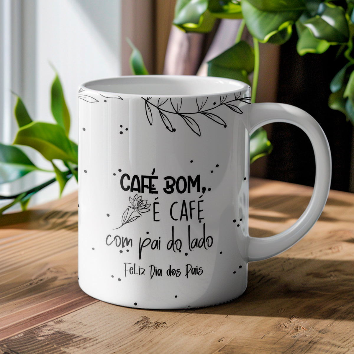 Caneca Dia dos Pais Café Bom