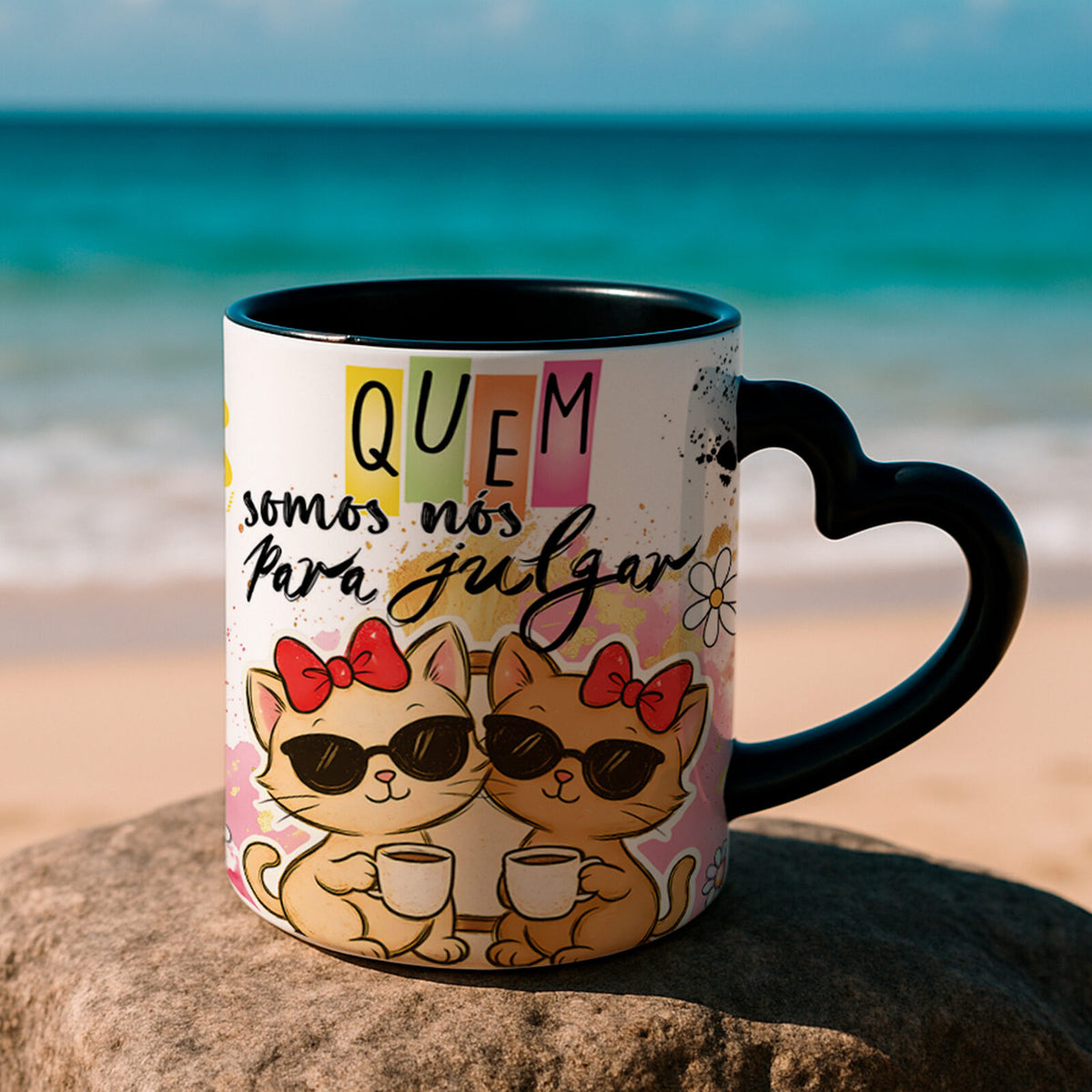 Caneca Frase Engraçada Quem somos Nós