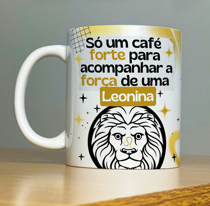 Caneca Signo de Leão (Horóscopo)
