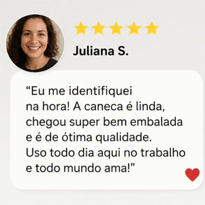 🎀 Caneca Docinho Superpoderosa — "Ela tem o carisma" A prova de que sua amiga é O elemento X do grupo