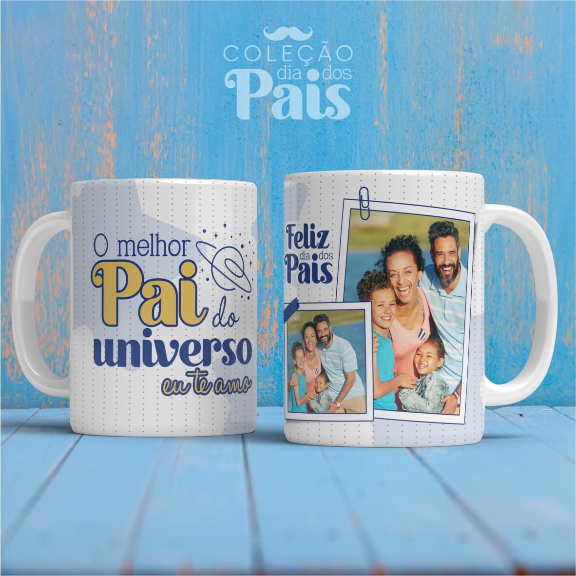 Caneca Dia dos Pais (Melhor Pai do Universo)
