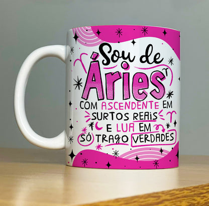 Caneca Signo de Áries (Horóscopo)