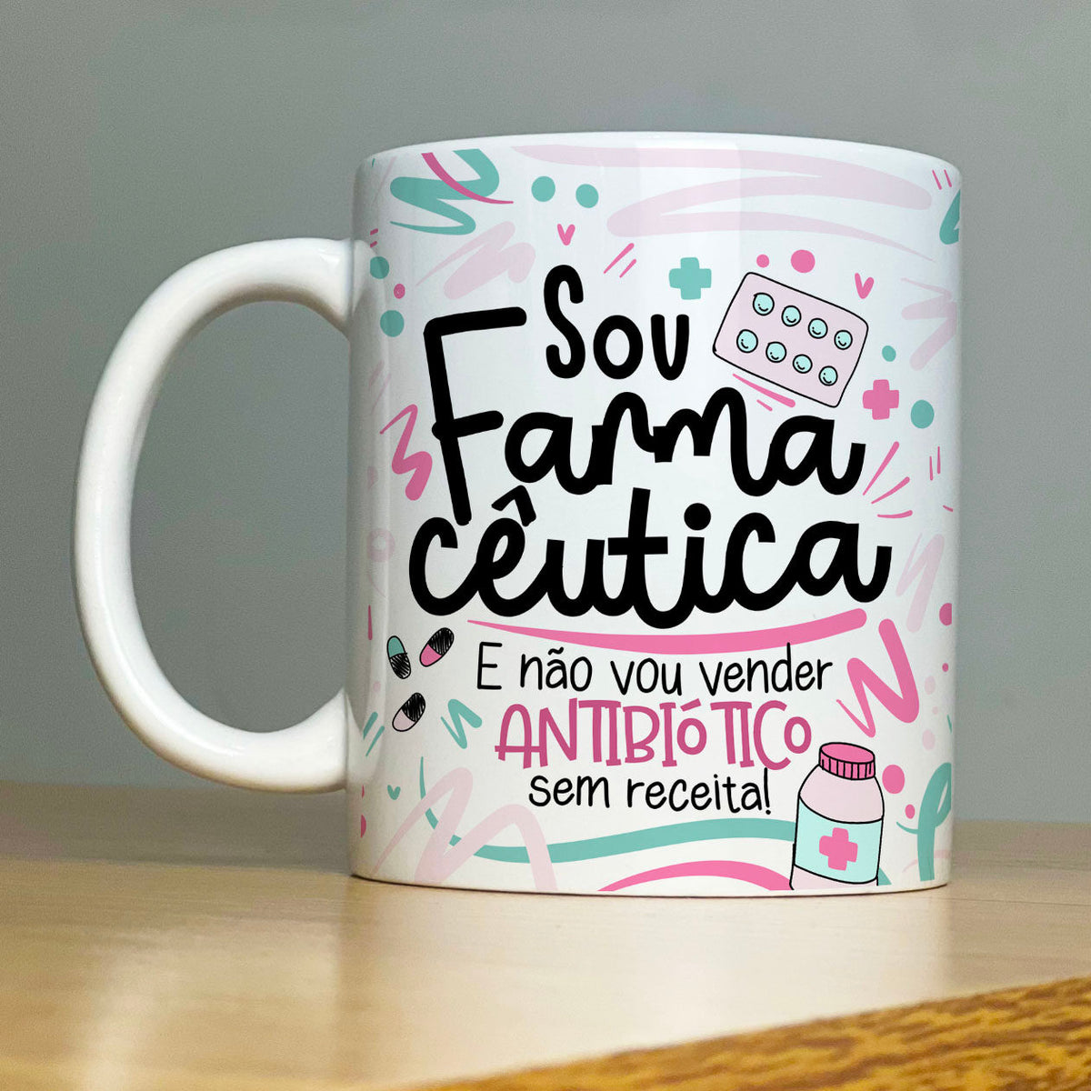 Caneca Personalizada Profissão Farmacêutica