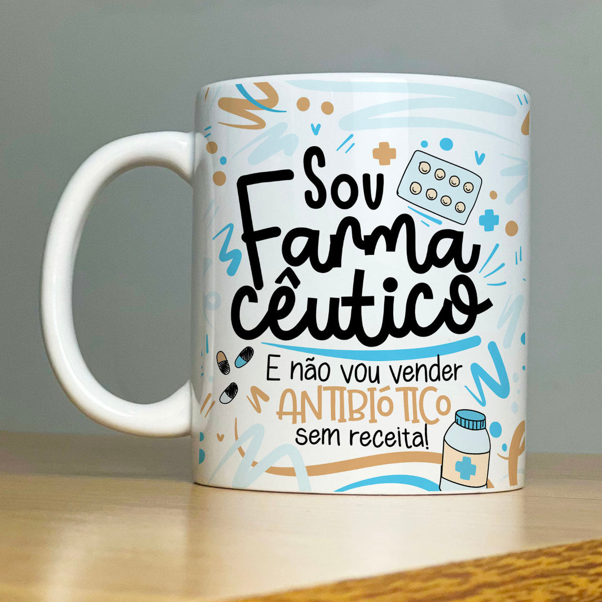 Caneca Personalizada Profissão Farmacêutico
