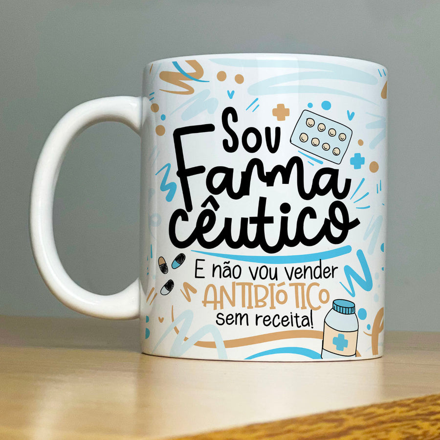 Caneca Personalizada Profissão Farmacêutico