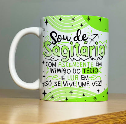 Caneca Signo de Sagitário (Horóscopo)