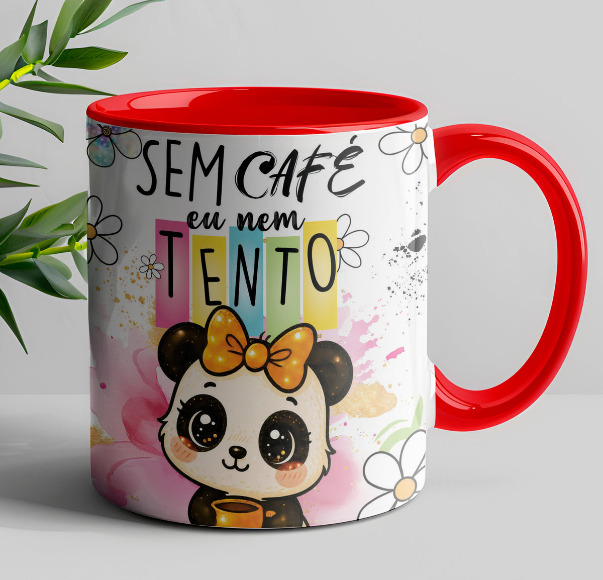 Caneca Frase Engraçada Sem Café